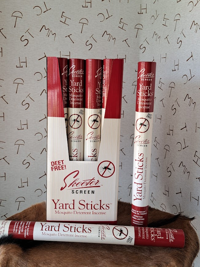 SKEETER SCREEN MOSQUITO DETERRENT YARD STICK