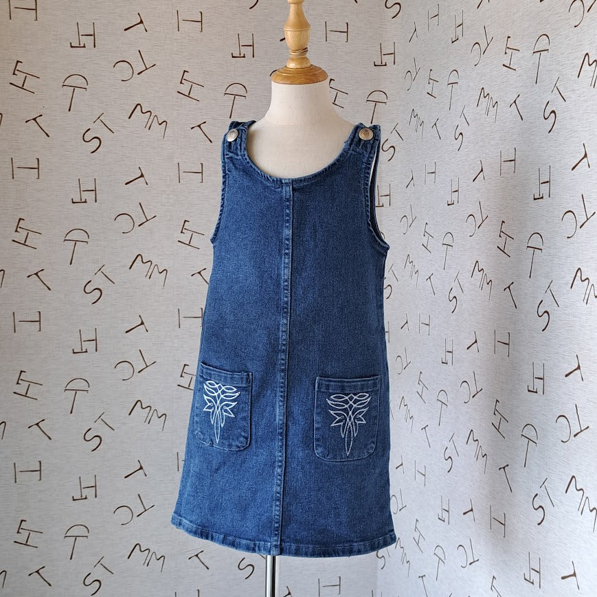 Youth Denim Concho Dress