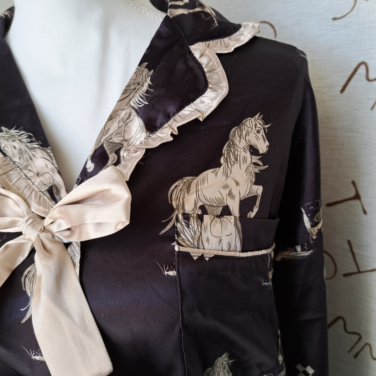 Black Betty Satin Sleep Set