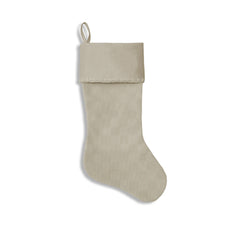 Faux Suede Checkerboard Christmas Stocking