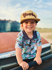Cowboy Embroidered Hat Youth