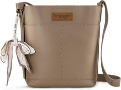 Wrangler Large Crossbody Purse with Scarves