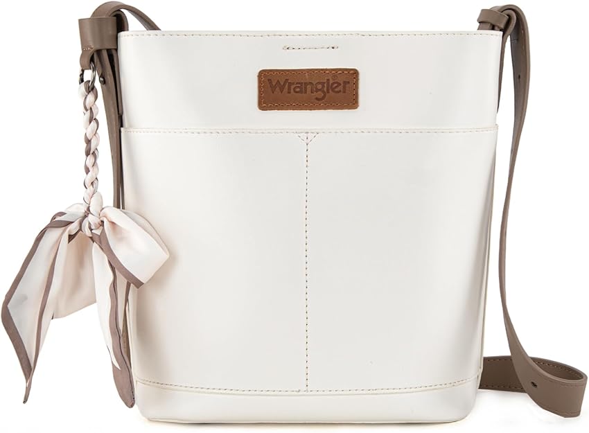 Wrangler Large Crossbody Purse with Scarves