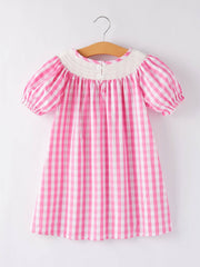 Ellie Embroidery Smock Dress