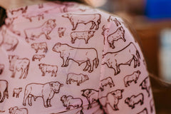 Western Farm Animal 3D Print Mesh Top