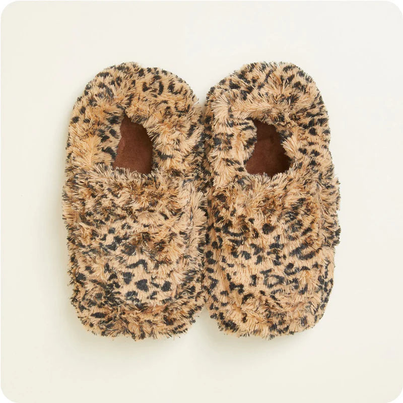 Warmies: Leopard Slippers