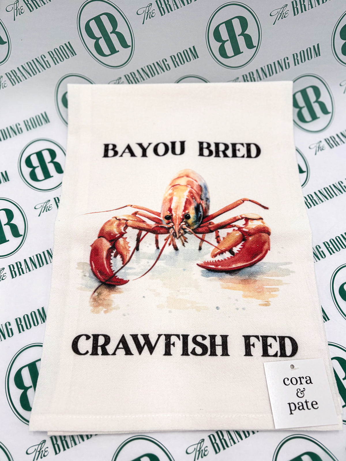 Bayou Bred Crawfish: Graphic Towel