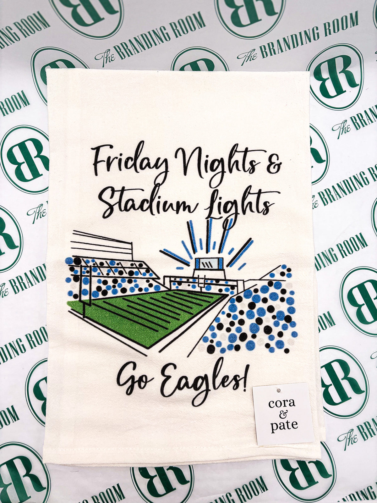Cedar Creek Eagles Stadium Lights: Graphic Towel