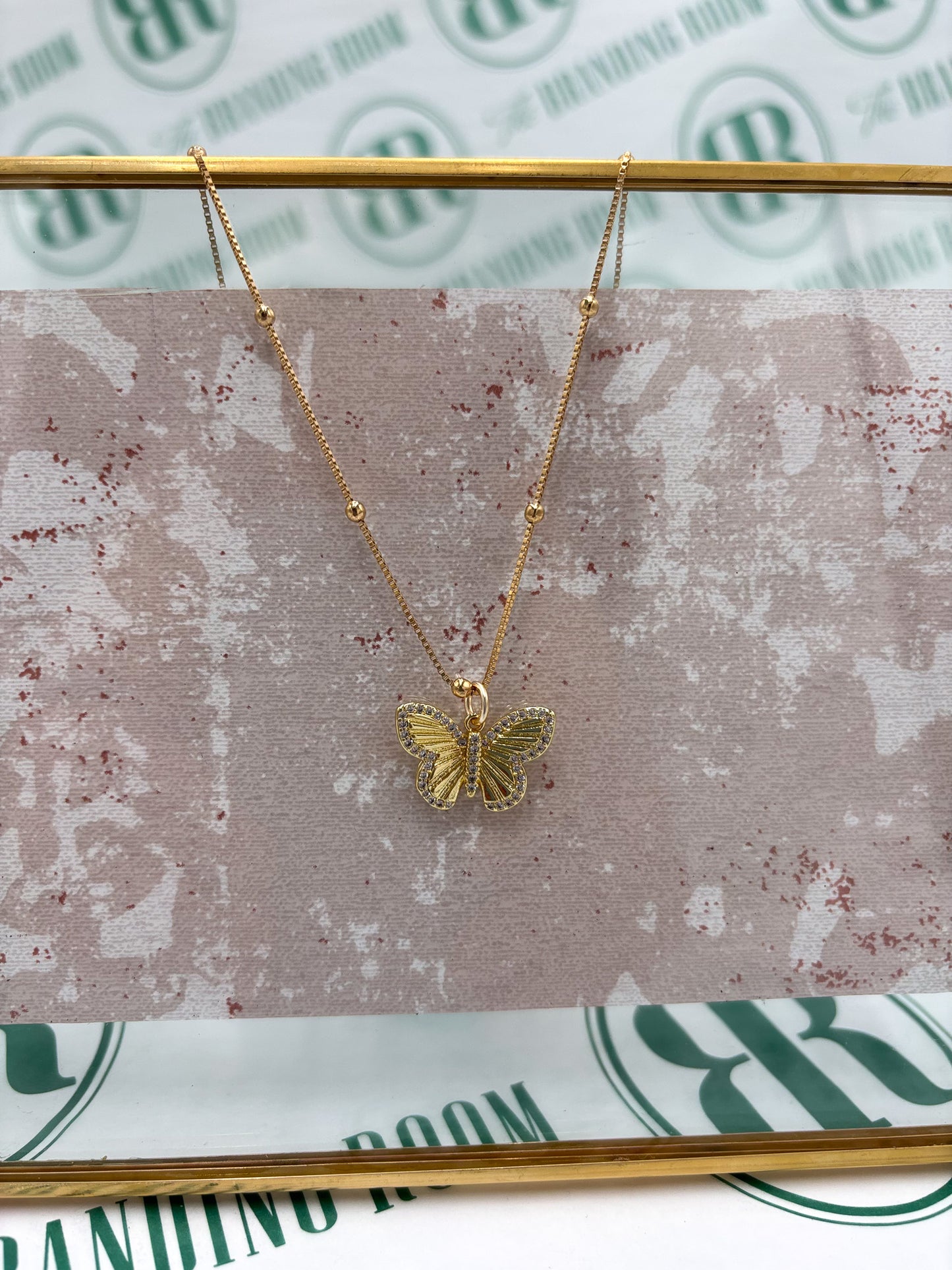 Laura Butterfly Necklace
