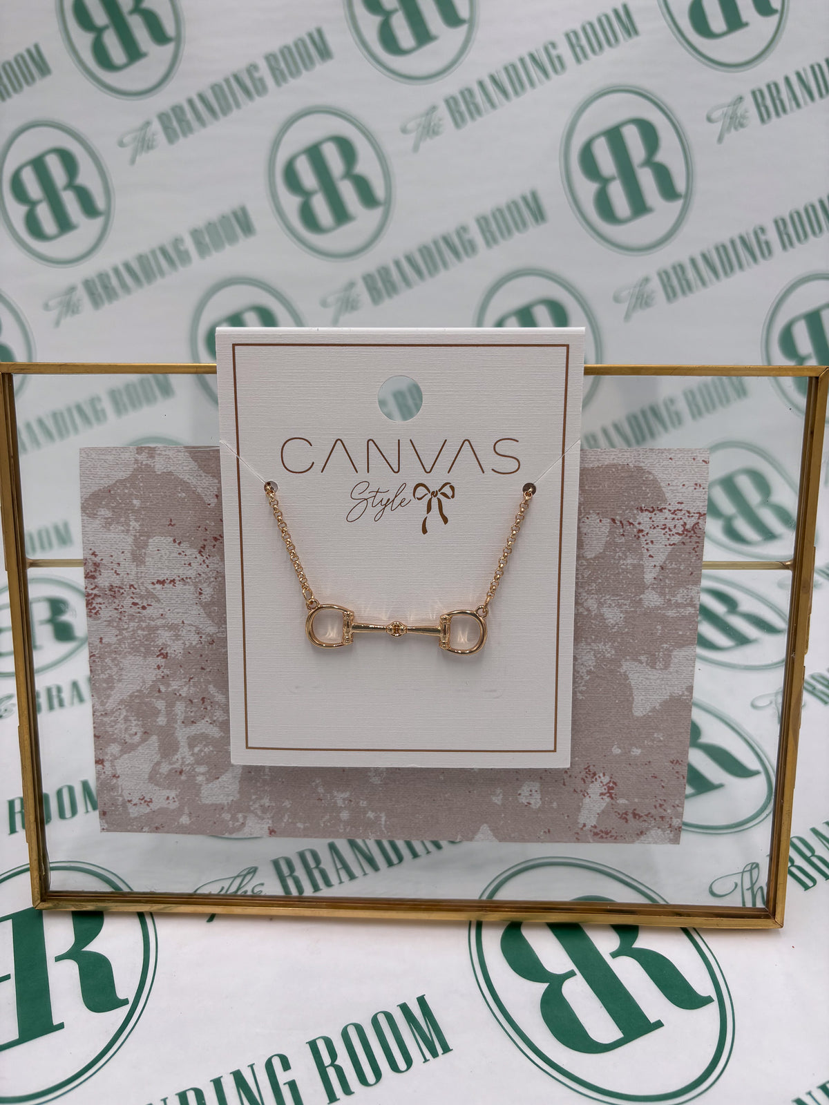 Canva Lou ann Linked Horsebit Necklace