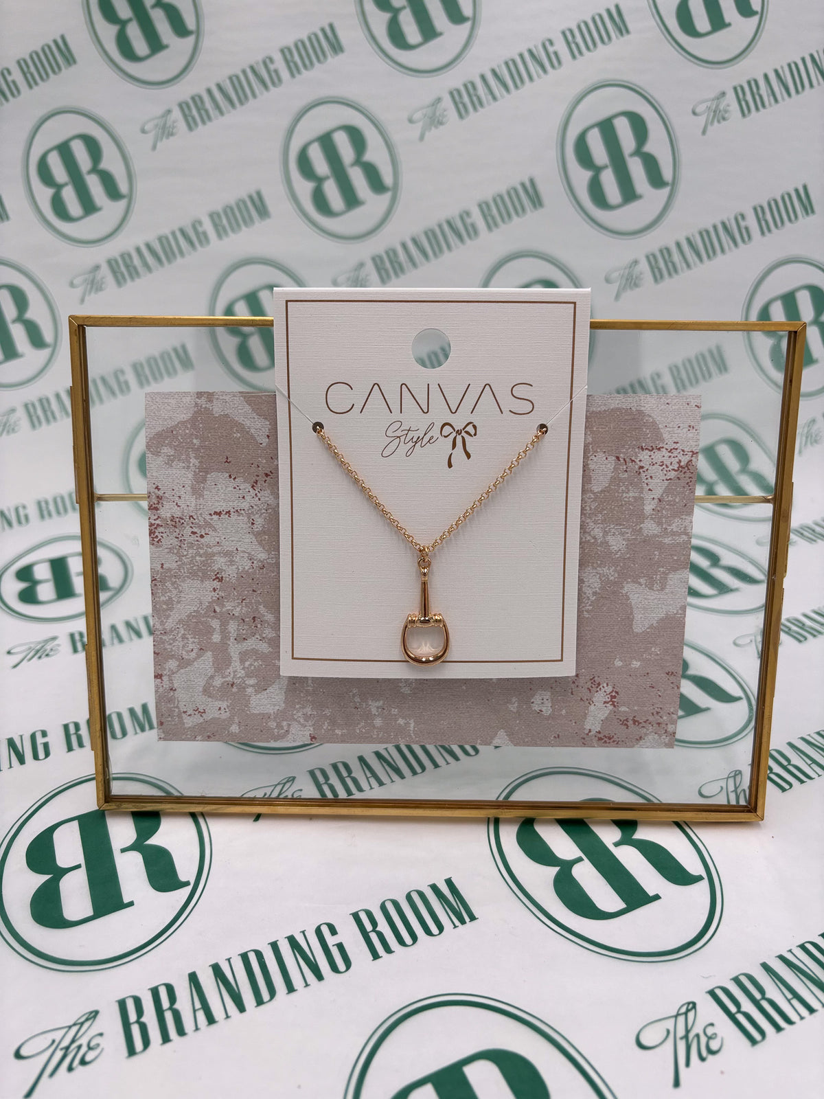 Canva Lou ann Pendant Horsebit Necklace