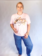 Champagne Cowgirl Tshirt