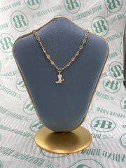 White Boot Necklace
