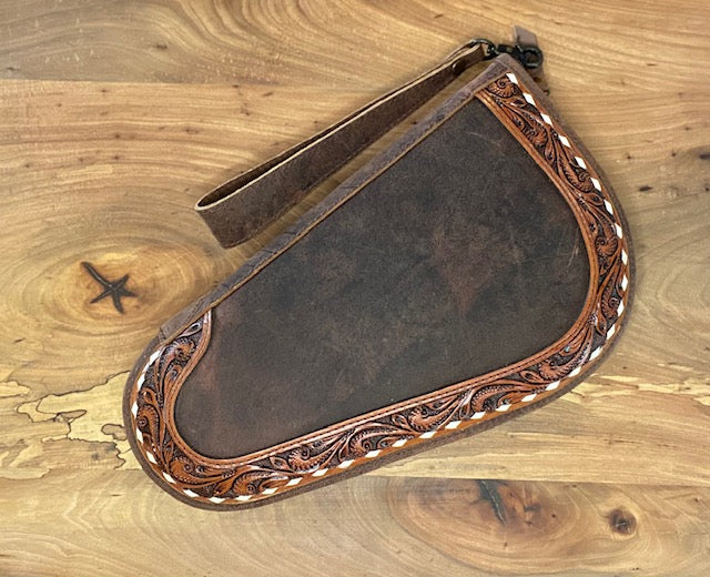 Tooled (Outline) Leather Gun Case