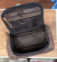 Mens Tooled Shave Bag: Wax Off