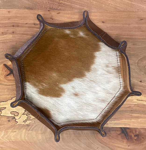 Leather Tray: Cowhide