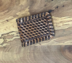 Mens Tooled Leather Money Clip