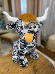 Highland Farm Pal Plush Toy: Gray Camo