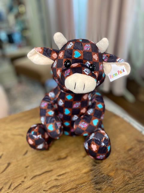 Cow Farm Pal Plush Toy: Ace