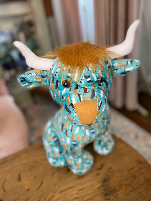 Highland Farm Pal Plush Toy: Cow Herd