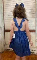 Raring Horse Denim Dress: Shea Baby