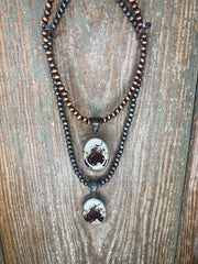 Buckin' Bull Pendant Necklace
