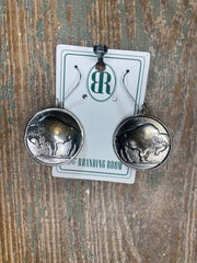 Buffalo Silver Earrings