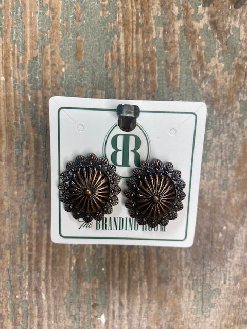 Bronze Stud Earrings