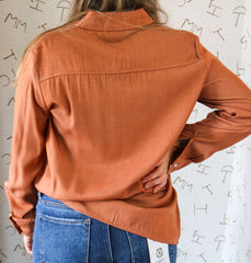 Pearl Snap Button Up Shirt