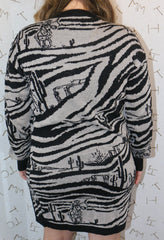 Wild West Zoo Sweater Dress