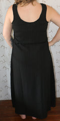BLACK DRESS STITCH APPLIQUE