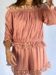 Lindsey Lace Trim Set