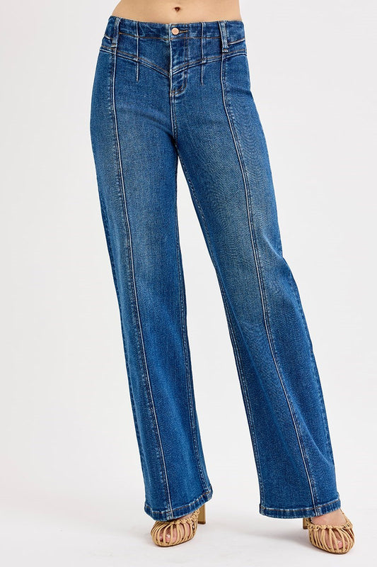 Risen High Rise Yoke Denim