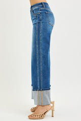 RISEN Double Front Pocket Cuffed Jean
