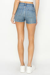 Risen High Rise Side Slit Basic Short