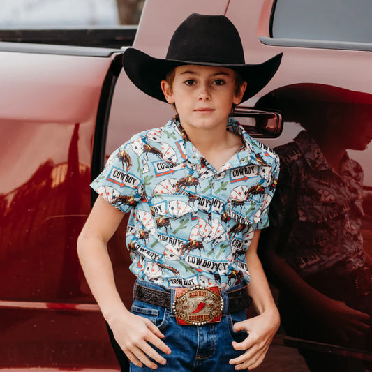 Vegas Cowboy SS Pearl Snap- Shea Baby