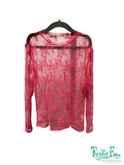 Youth Pink Lace Mesh