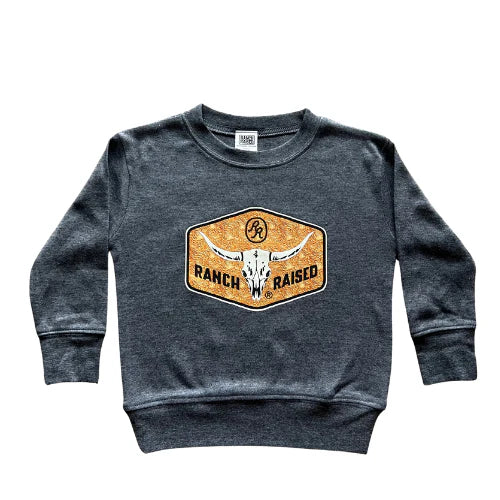 RANCHED RAISED TOOLED CREW