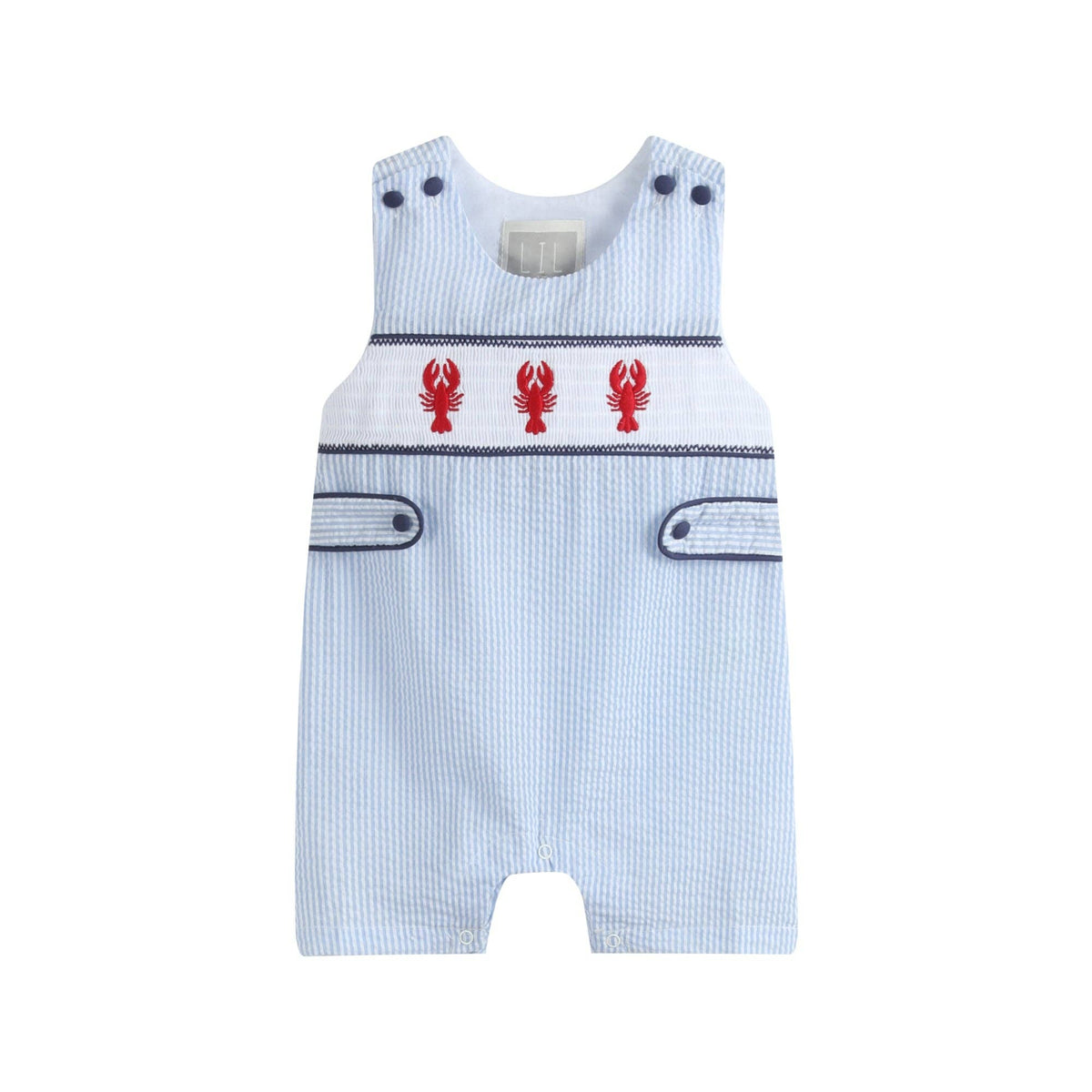 Brock Crawfish Smocked Shortalls