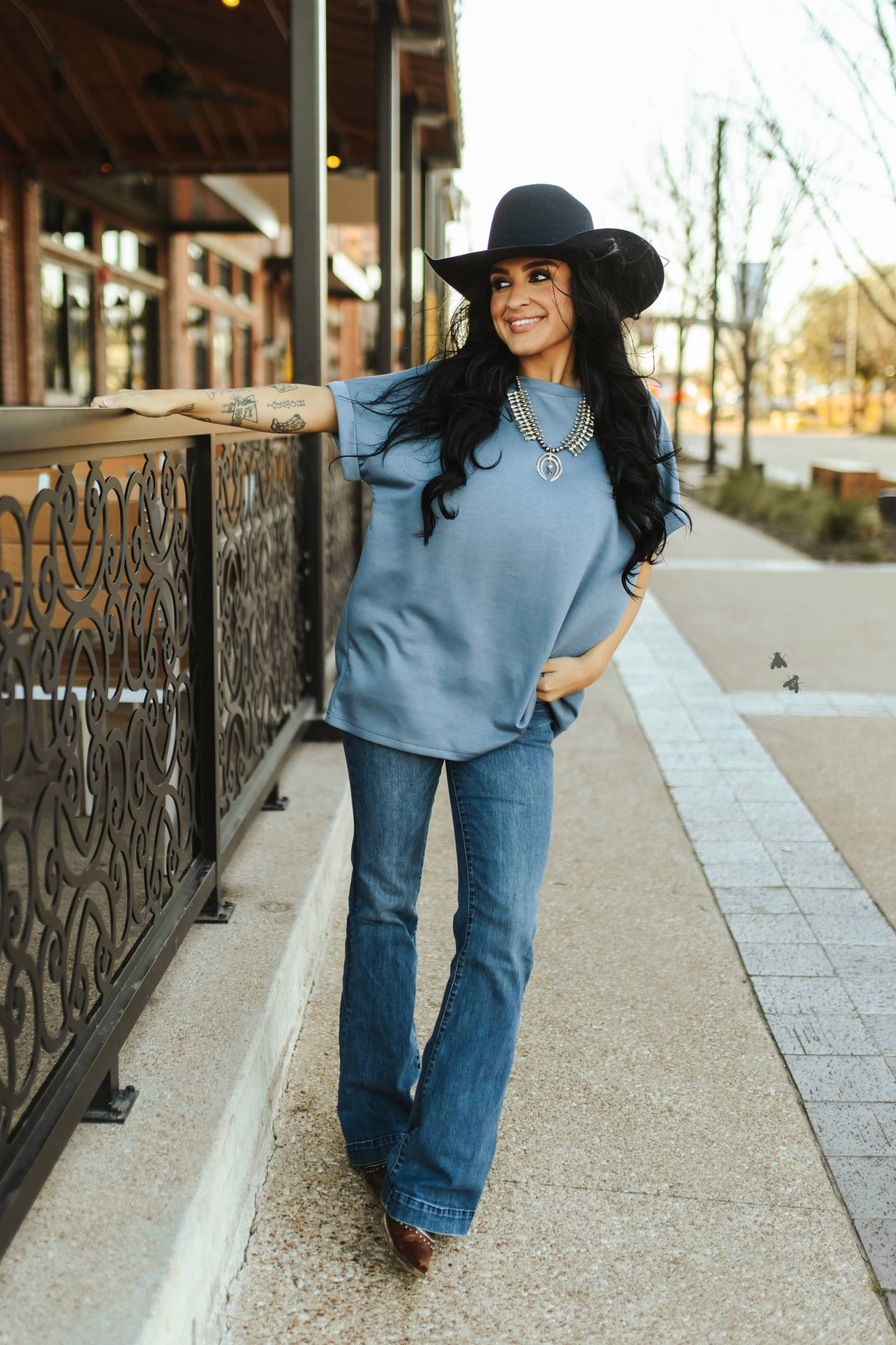 JUNE: CLOUD BASIC MOM CUFF *DENIM