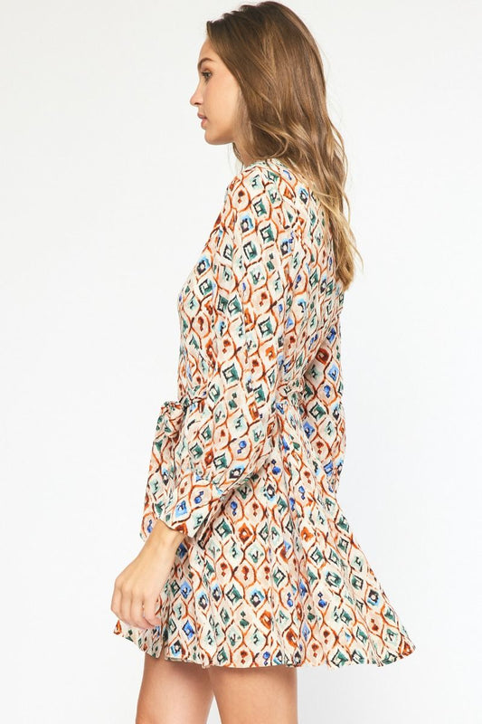 Farrah- Long Sleeve Min Dress