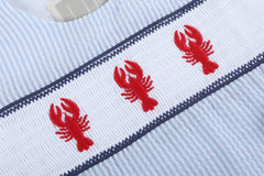 Brock Crawfish Smocked Shortalls