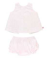 Savannah Ruffle Butts Top & Bloomer Set