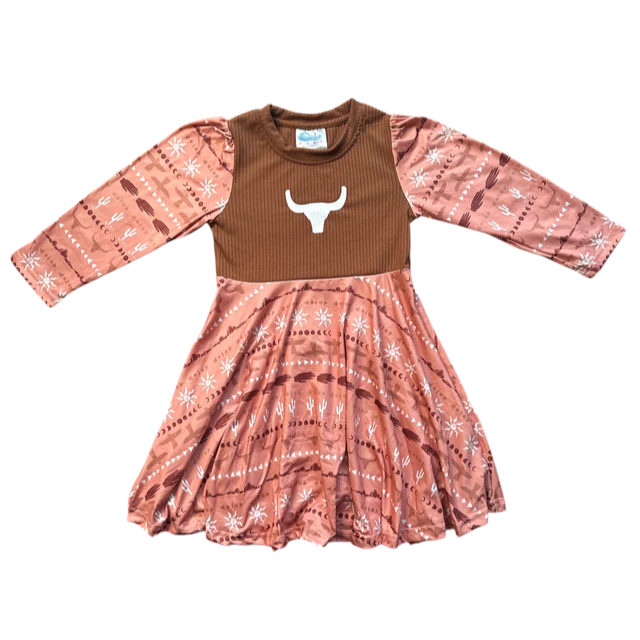 Desert Horizon Graphic Dress