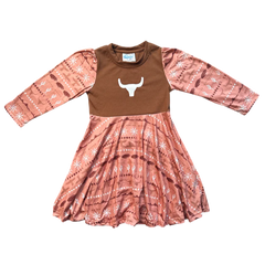 Desert Horizon Graphic Dress