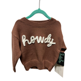 Brown Howdy Youth Sweater